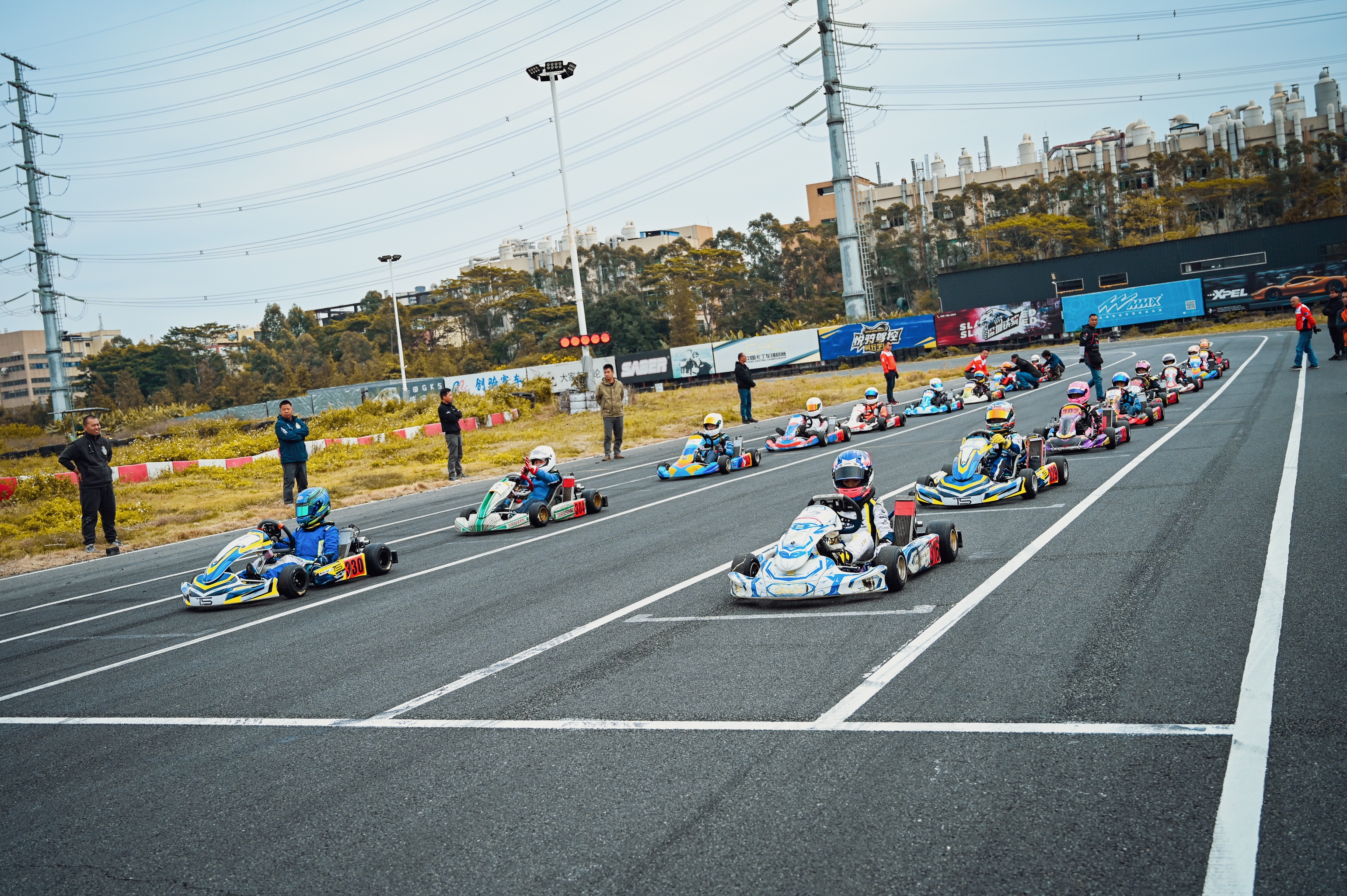 卡丁車排位起步 Karting Grid Start at Machong